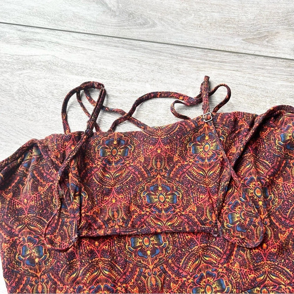 Abercrombie & Fitch Red  Skater Mini Dress Fit-n-Flare
Floral Boho Dress - Picture 13 of 15